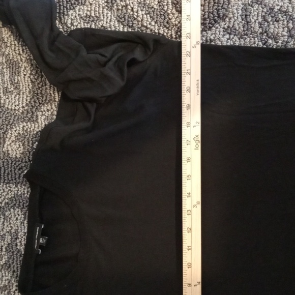 Universal Standard Black Jersey Black Top Slinky Long Sleeve Womens 3Xs - Picture 8 of 10